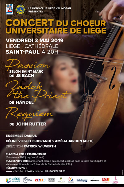 concert Choeur Universitaire Liège